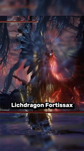 THE LICHDRAGON FORTISSAX BUILD in ELDEN RING! #shorts