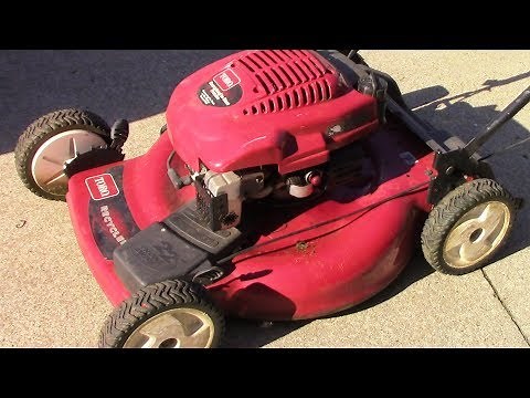 Tecumseh powered Toro not starting, primer not working fix