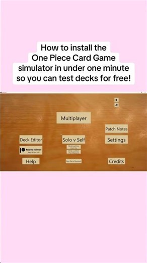 How to install the One Piece Card Game simulator! #onepiece #onepiececardgame