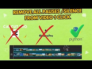 Save Time & Money! Remove Pauses from Videos for FREE with Python