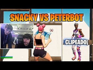 😱🔥SNACKY vs PETERBOT Creativo 1vs1 Fortnite💣