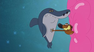 🤮 He's stuck in... chewing-gum 🤮 | Zig & Sharko