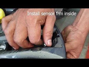 Installing Manatec TyreMate's TPMS sensor on Rim