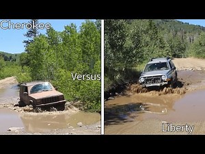 Jeep Cherokee Versus Jeep Liberty Farmington Flats offroad
