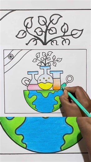 Science Day Poster #scienceday #shorts #youtubeshorts #viral