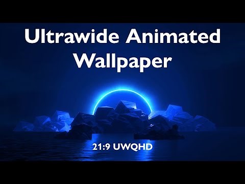 Ultrawide Animated Wallpaper - 21:9 UWQHD - Blue