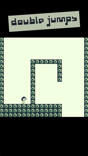 Playing with Gliding and Double Jumps in GB Studio