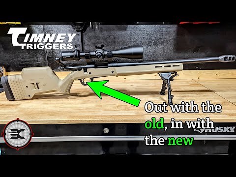 New ‪@timneytriggers‬ elite hunter trigger in my Remington 700 6.5 creedmoor