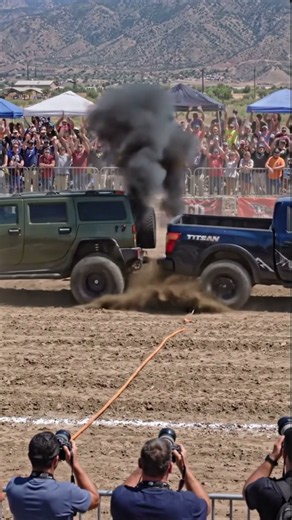 HUMMER H2 vs NISSAN TITAN 🔥💪 | Ultimate Tug of War!