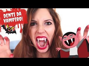 HOW TO MAKE VAMPIRE TEETH AT HOME *DIY Halloween vampire teeth tutorial*