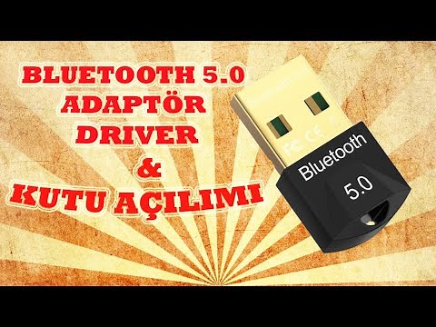 Bluetooth 5.0 adaptör driver ve kutu açılışı | Realtek Bluetooth 5.0 Driver