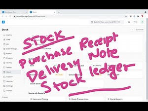 Ch-06 ERPNext -- Stock, delivery note, receipts - Training for Accountants & business owners ERPGulf