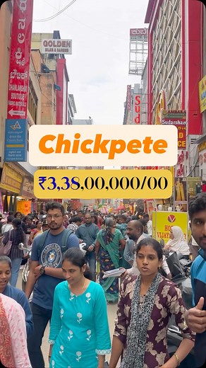 Chickpete’s SR Value = 26,411sqft A) Property value at guidance • 1200 × ₹26,410.5 = ₹3,16,92,600 B) Govt. charges (urban, value > ₹45L) • Stamp duty 5% = ₹15,84,630 • Cess 10% of stamp duty = ₹1,58,463 • Surcharge 2% of stamp duty = ₹31,693 • Registration 1% = ₹3,16,926 Total govt. charges ≈ ₹20,91,712 C) Grand total (value charges) ₹3,16,92,600 ₹20,91,712 = ₹3,37,84,312 ≈ ₹3.38 crore Market value NoBroker (locality stats) ₹68,910 (Value tax) ₹8,26,92,000 ₹54,57,672 = ₹8,81,49,672 ≈ ₹8.81 crore