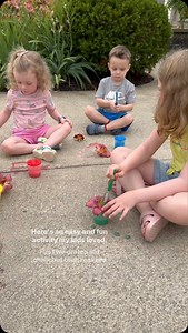 7.3K views · 263 reactions | Super easy and fun!  Old chalk + water = chalk paint 朗 Linked all the supplies we used on my LTK #kidsactivities #chalk #chalkpaint #toddler #outside | Quadruplet Adventures | Facebook