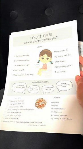 Toilet time interoception resource
