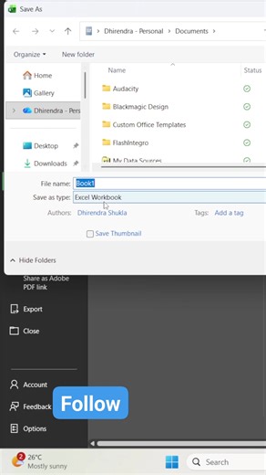 Convert Excel to PDF without any tools 🔥🔥🔥 #fblifestyle #exceltips #vuralpost #formula1 | Excel Tricks