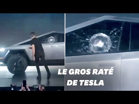 La présentation du Cybertruck de Tesla ne s'est pas du tout passée comme prévu