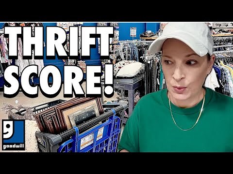 I Hit the JACKPOT at Goodwill! • Thrift Store Shopping & Haul