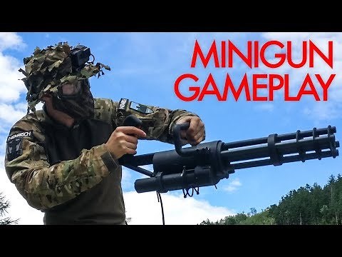 Airsoft MINIGUN destroys everyone