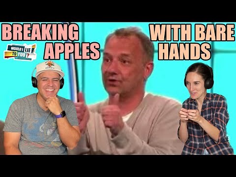 WILTY - Bob Mortimer Claims he can Break an Apple in Half with his Bare Hands REACTION