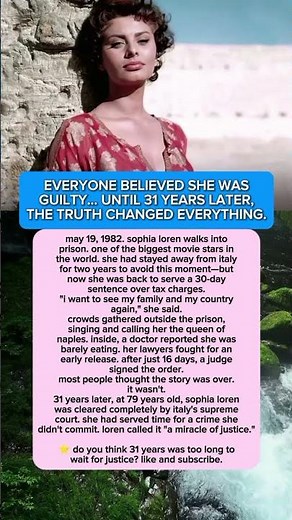 Everyone believed she was guilty... until 31 years later, the truth changed everything. #story