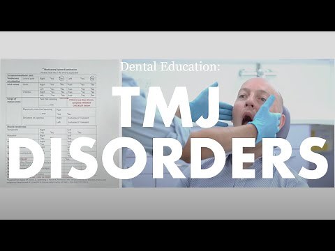 Temporomandibular Disorders - one minute examination and checklist.