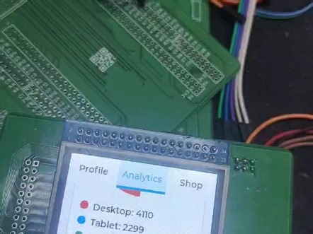 407移植LVGL，双缓冲区 DMA使用FSMC驱动电阻屏
