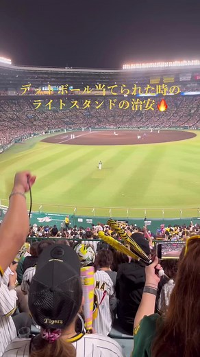 阪神タイガースのライトスタンドでの野次