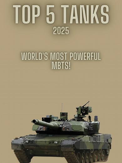 TOP 5 TANKS IN 2025: The Future of Military Power