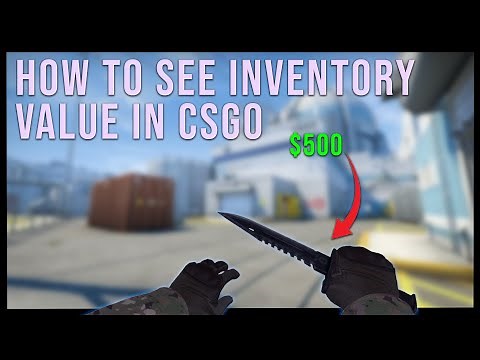 How To See Csgo Inventory Value!