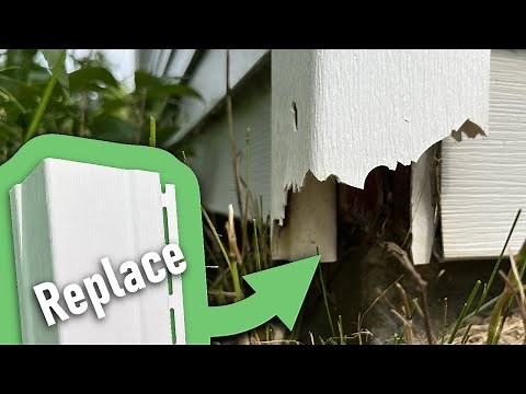 Replace Damaged Siding Corner Yourself - Save Money