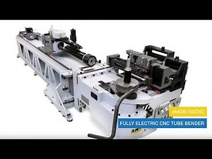 Fully Electric CNC Pipe Bender - eMOB150 Chassis Rectangular Tube Bender | AMOB