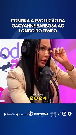 🤩 Um vídeo que mostra a evolução de Gracyanne Barbosa ao longo dos anos viralizou nas redes sociais após o anúncio da musa fitness no Big Brother Brasil 25. O que vocês acharam? 💬 (Reprodução: hitnostalgico/TTK) | Interativa FM - Todo Mundo Ouve