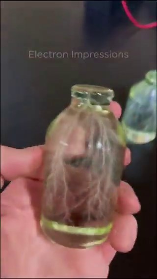 🚨: Particle Physics company called 'Electron Impressions' has started selling lightening in a bottle using real scientific process.