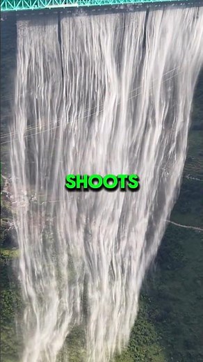 How This Bridge Turns Into a Waterfall 😳