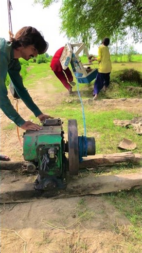 😱Washing machine with diesel engine start new experiment
