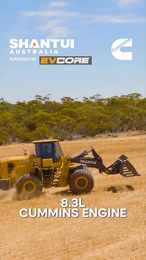 The SHANTUI L56 Wheel Loader is powered by a dependable Cummins engine, 3450mm dumping height and a 4 speed powershift trans. Backed by full spare parts and covered with a full warranty, it is designed to handle the toughest Australian conditions with a 17.5 ton operating weight and 5 ton lift capacity. Evcore is an Australian owned and operated company. We are the authorised exclusive dealer for SHANTUI Earthmoving Equipment. We pride ourselves on supplying a full range of spare parts, quality 