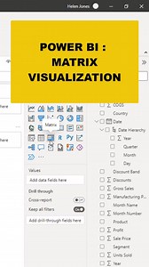 How to use matrix visualization in powerbi. #PowerBI #visualization #BusinessInsights | Shamsudeen Idris