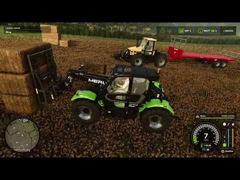 Bale Collecting on Maypole Farm! 🚜 Farming Simulator 25 Realistic Gameplay FS25