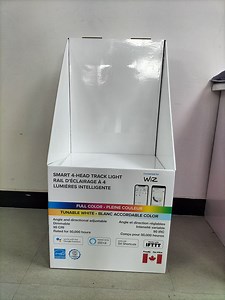 [Hot Item] OEM Cardboard Dumpbin Display Custom Retail Shop Half Pallet Display for LED Lights