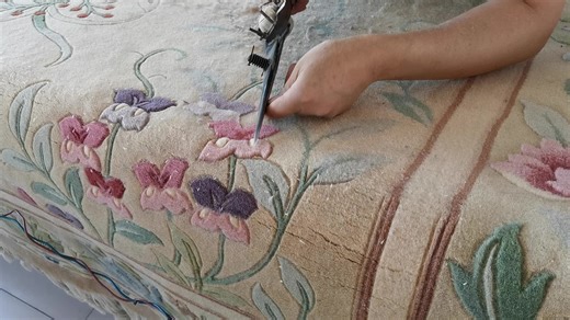 Chinese Hand Made Hand Tufted Rugs Luxury Round Wool Rugs Carpets for Hotel Home Living Room