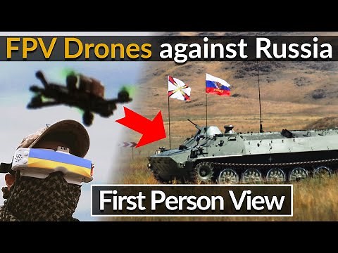 Ukrainian Soldier explains how he uses First-Person kamikaze drones - (FPV drones)