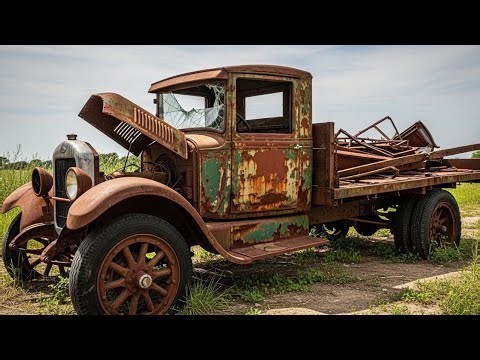 Salvaging & Restoring of 1926 Mack Model AB Truck Found Forgotten for Decades- ASMR Restoration