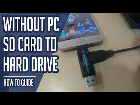 NO Laptop | how to transfer Videos GoPro to Hard Drive.