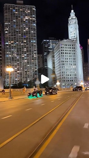 Tatiana Pesotskaya on Instagram: "Chicago is a feeling ♥️ The dream city sparkles with magic in October colors 💜✨ 📍 Wacker dr Chicago IL 🇺🇸 ➡️ @tatiana.pesotskaya . . . . #reelsinstagram #chicago #downtown #chicagodowntown #chicagoarchitecture Chicago, travel Chicago, nightlife, night drive, Trump International Hotel & Tower Chicago"