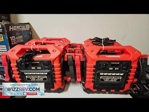 VIKING 3400 Peak Amp Pro Portable Car Battery Jump Starter and Power