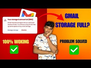Gmail Storage Full Problem Solved ✅ | 100% Working Fix for Google Drive & Photos