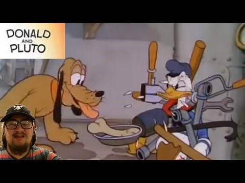 Donald and Pluto (1936) - First Time Watching: How Will Donald Handle Pluto's Mischief?