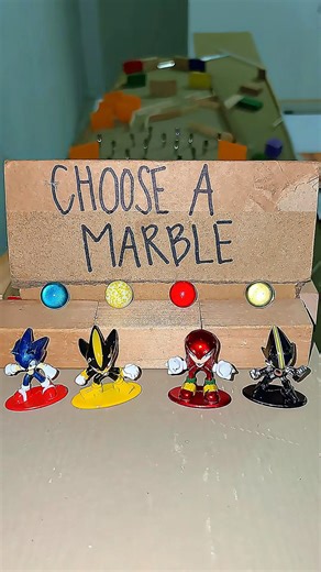 Sonic Marble Race 🦔 Sonic, Shadow, Knuckles & Metal Sonic - Who Wins?