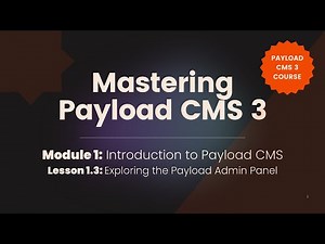 Defining Collections with Payload CMS | Mastering Payload CMS 3 – Lesson 1.3